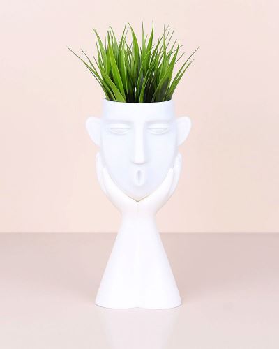 Beyaz El İçi Adam Modeli Çiçek